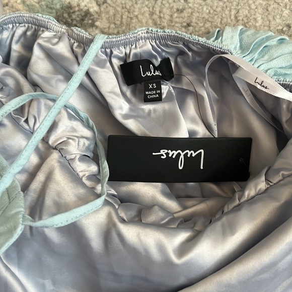 Lulus Runaway With Me Light Blue Sleeveless Lace-Up Maxi Dress - Picture 7 of 12